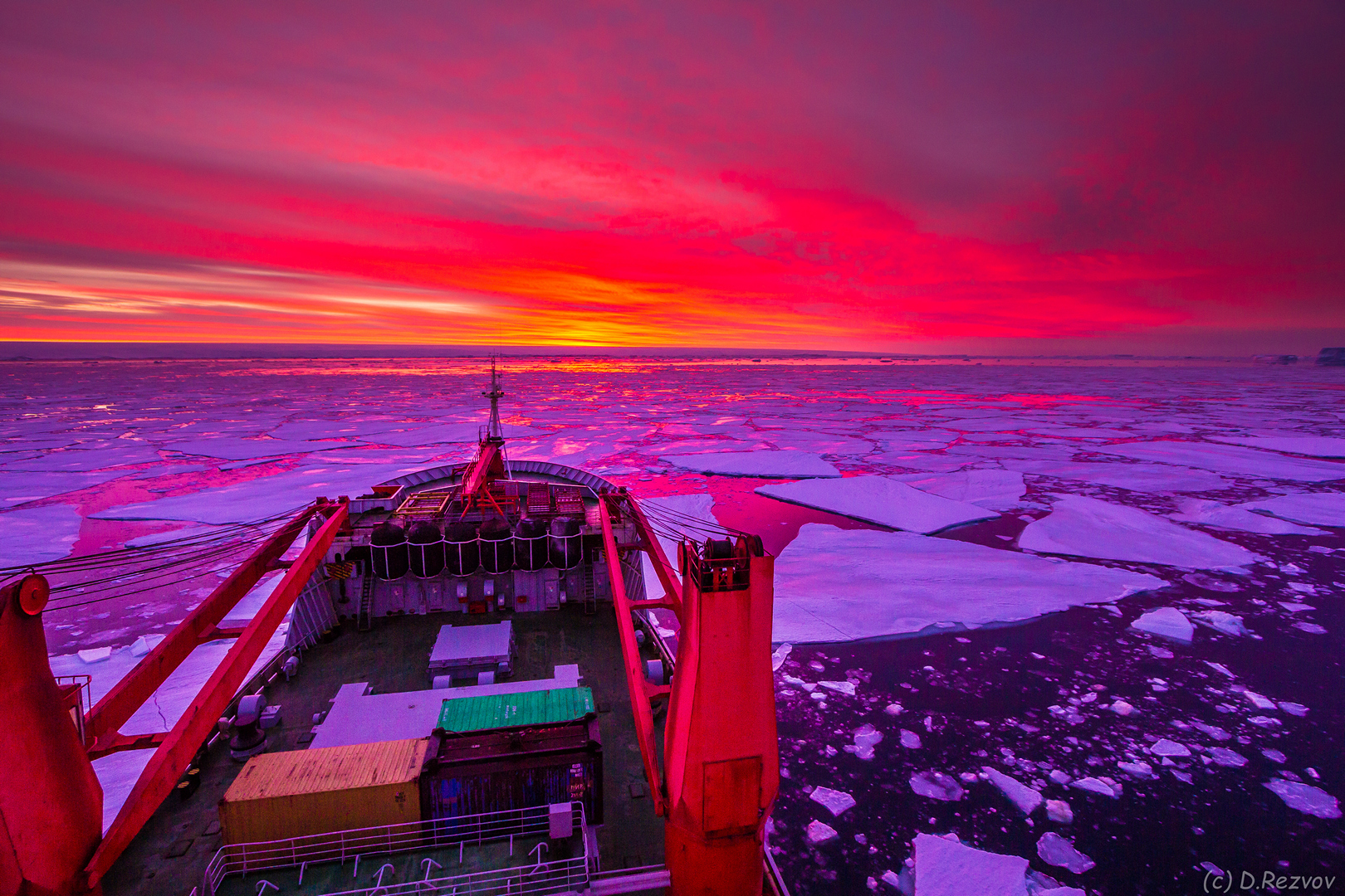 In Antarctica since 1956 year